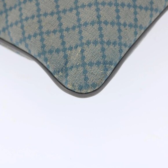 GUCCI Diamante Shoulder Bag PVC Leather Light Blue 295257 Auth bs7152 - Picture 4 of 16